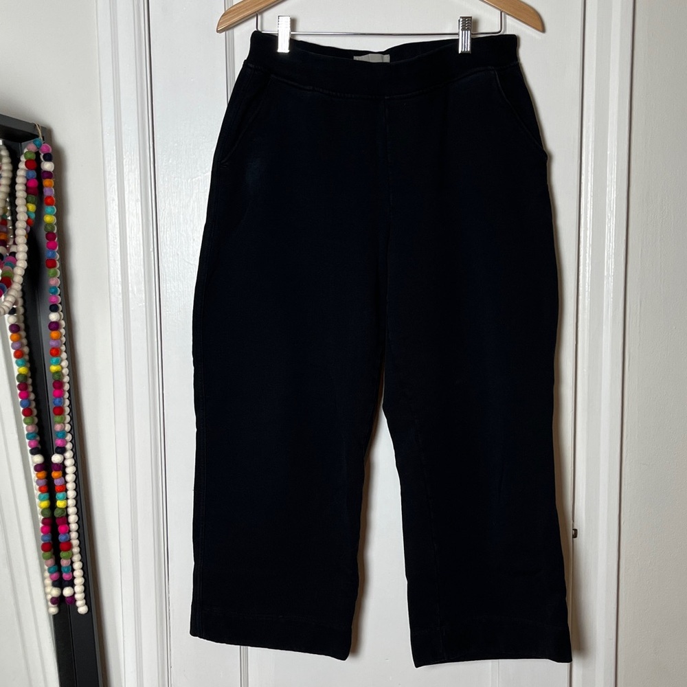 Everlane Track Wide Leg Pant Black Medium
